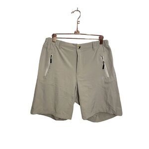 Little Donkey Andy Shorts Men's Medium Quick Dry Cargo‎ Hiking Camping Tan